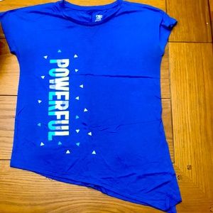 Girls “powerful” tee